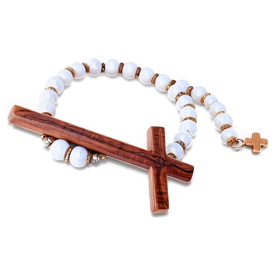 Wooden Cross Bracelet Png 73