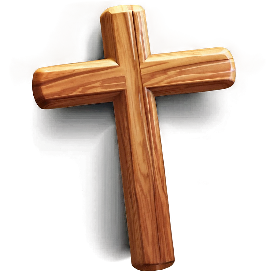 Wooden Cross Decoration Png 05252024