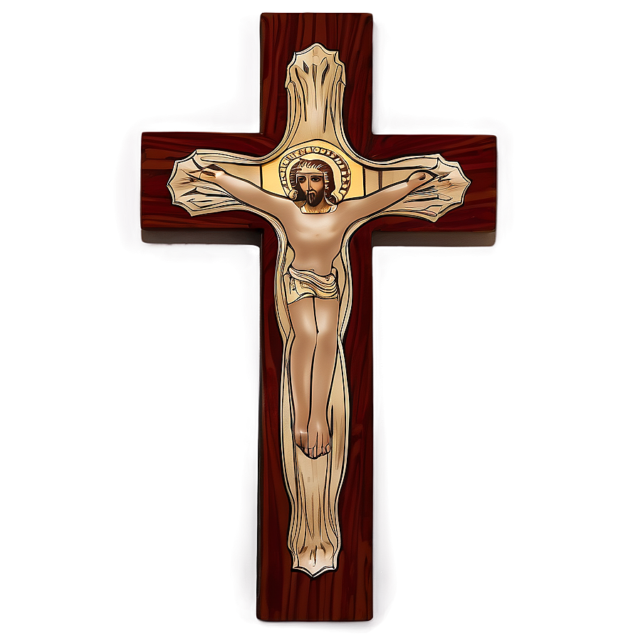 Wooden Cross Outline Png Wky