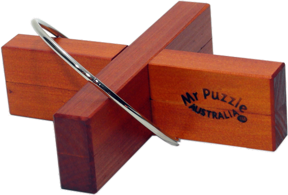 Wooden Cross Puzzlewith Metal Bolt