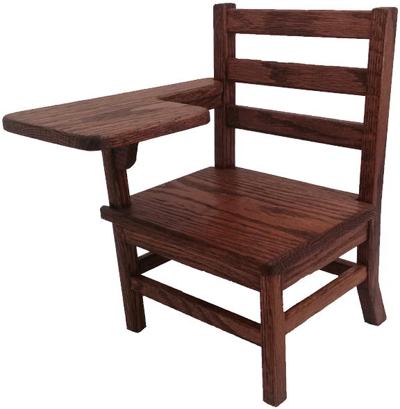 Wooden Deck Chair With Side Table