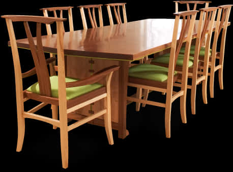 Wooden Dining Tableand Chairs Set