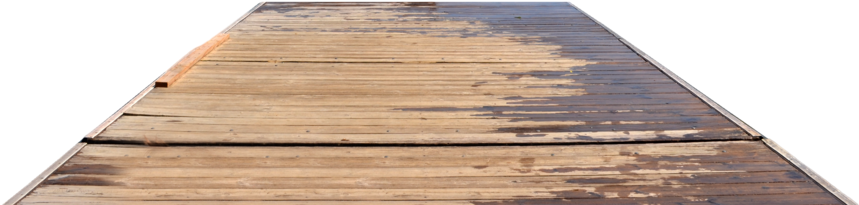 Wooden Dock Perspective View