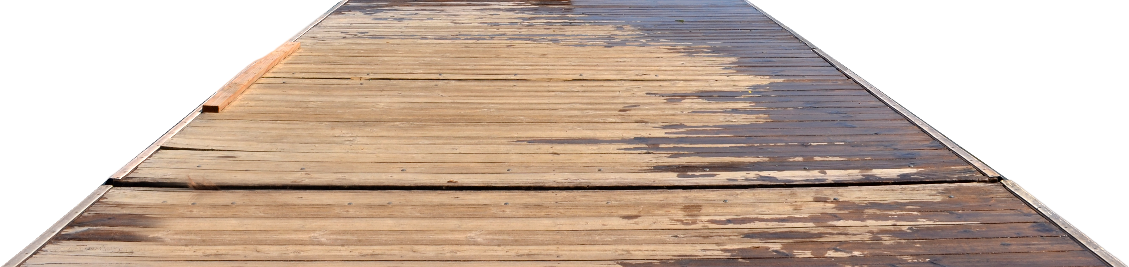 Wooden Dock Perspective View