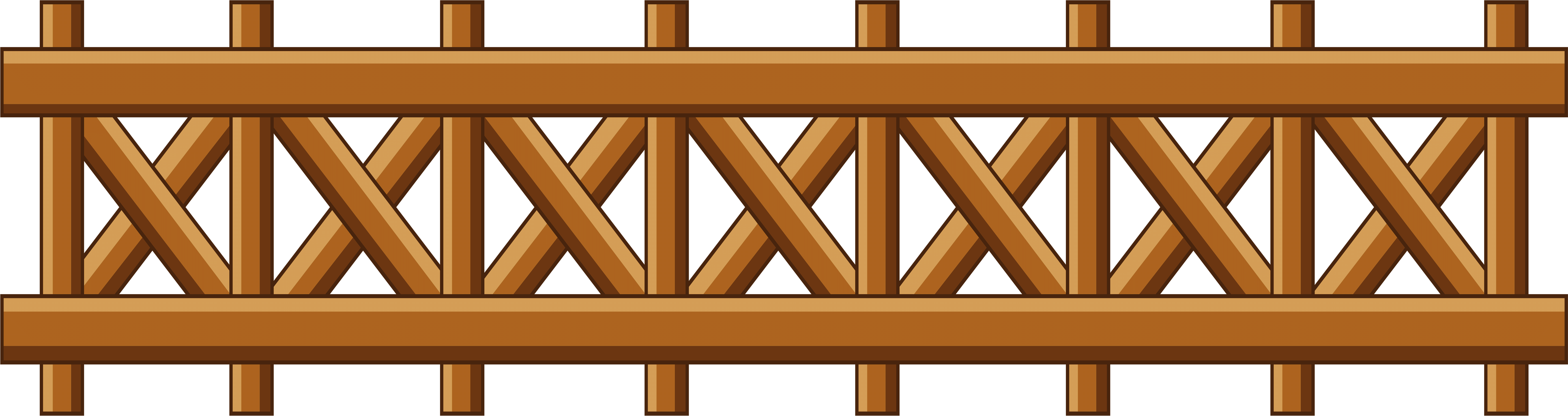 Wooden Fence Design Illustration