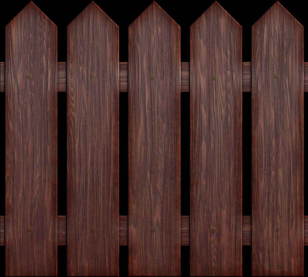 Wooden Fence Texture Dark Brown