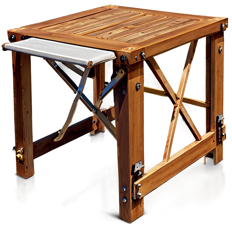 Wooden Folding Outdoor Table Png 34