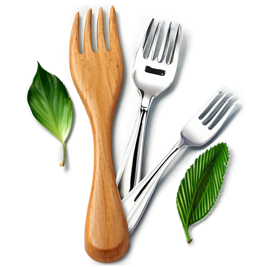 Wooden Handle Fork Png 05252024