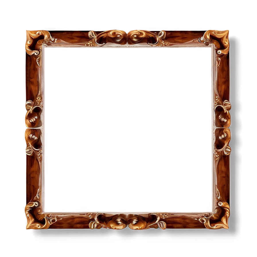 Wooden Mirror Frame Png 06212024