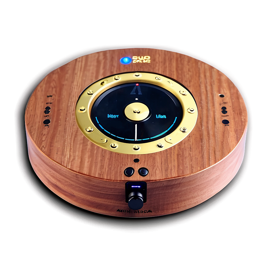 Wooden Music Player System Png 82