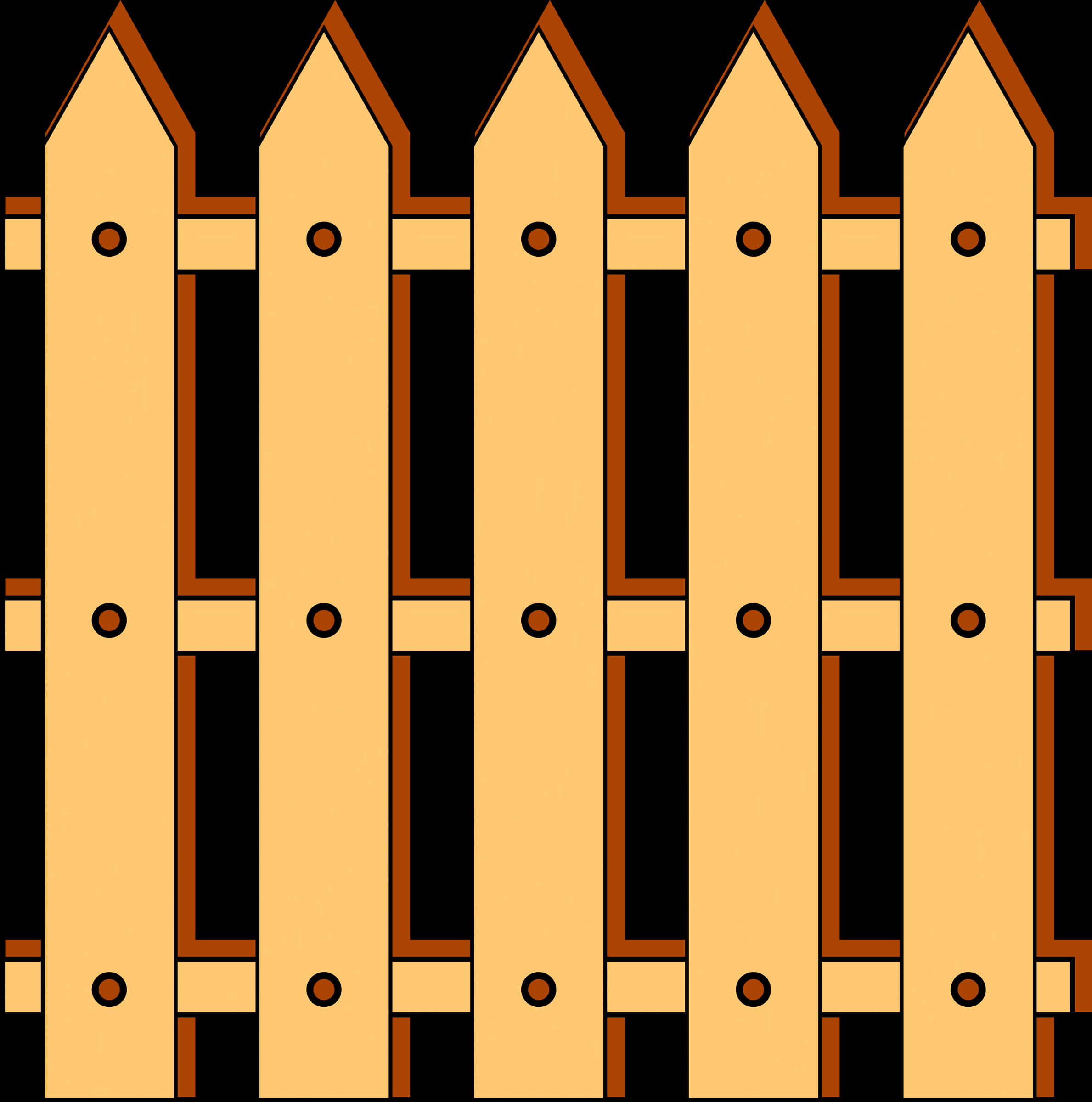 Wooden Picket Fence Graphic