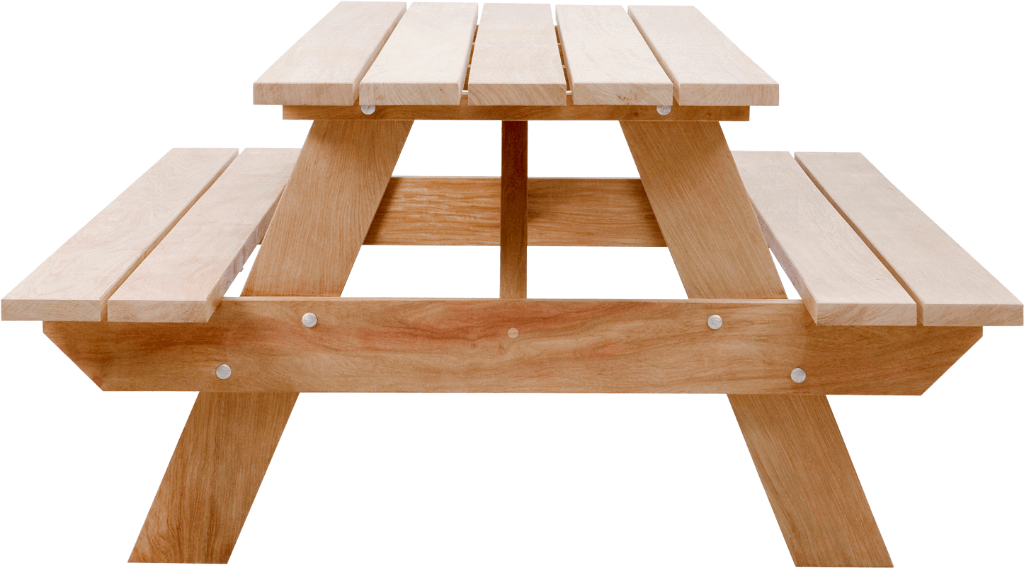 Wooden Picnic Table Clipart