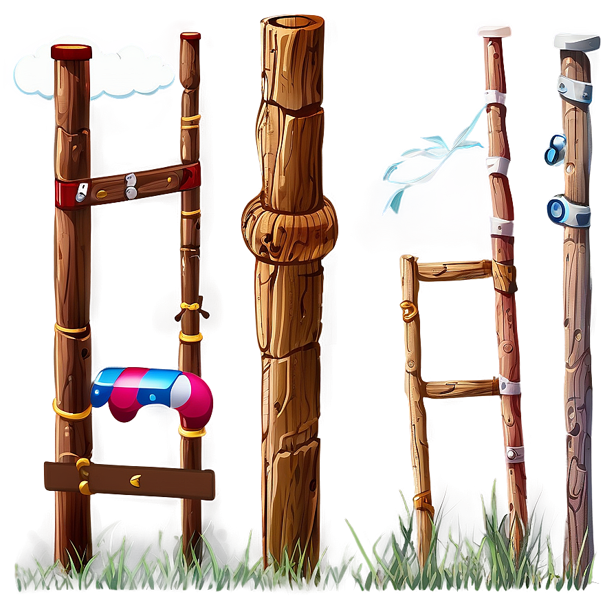 Wooden Pole Clipart Png Wtd