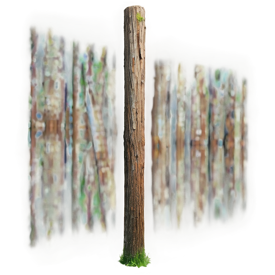 Wooden Pole Isolated Png 5