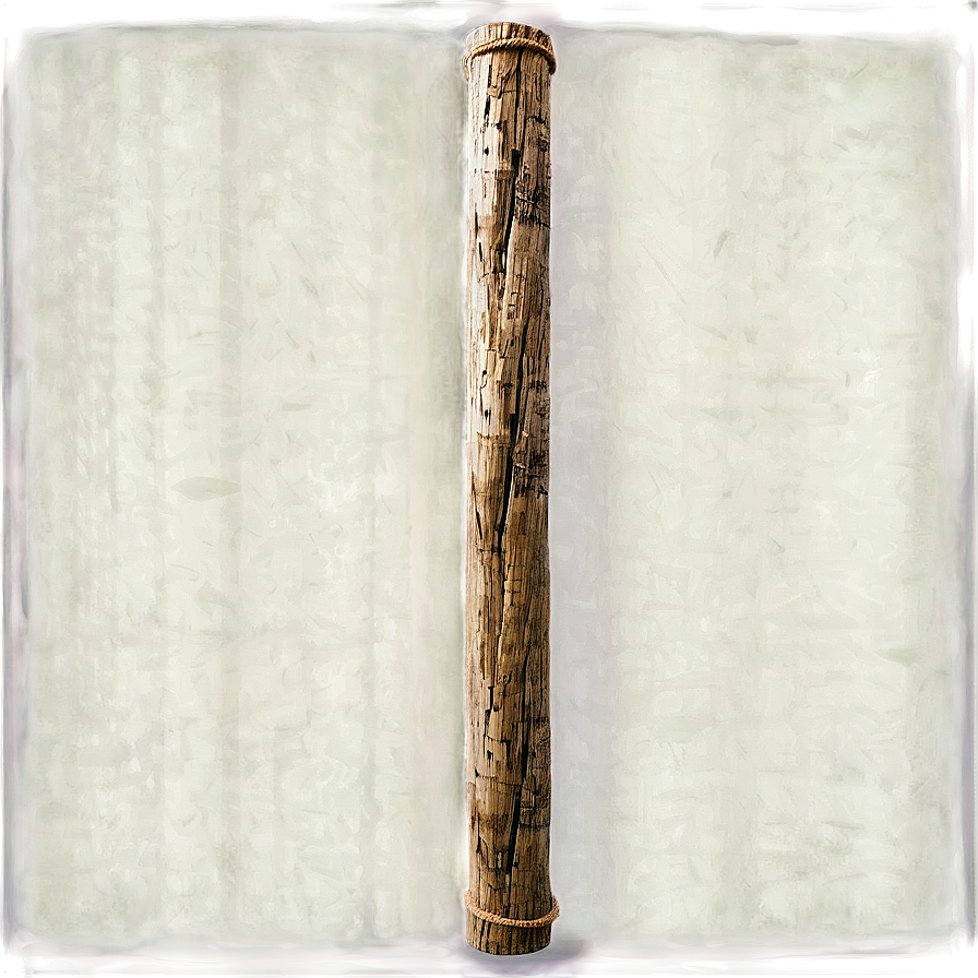 Wooden Pole With Rope Png Gif1