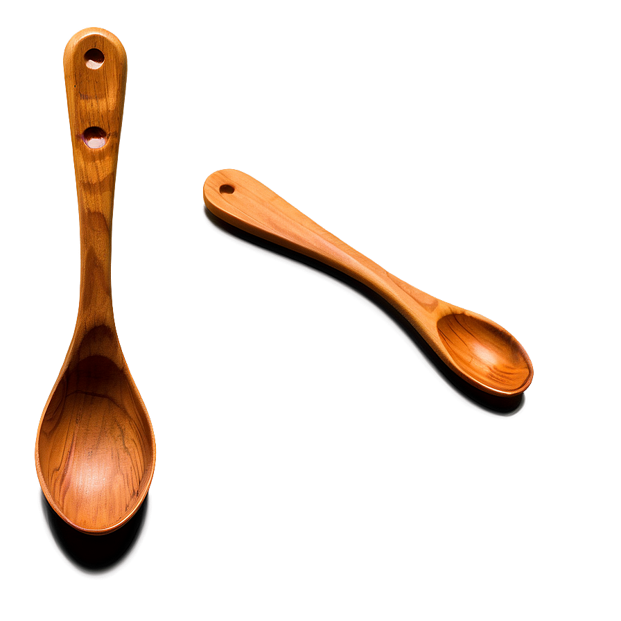 Wooden Serving Spoon Png 06132024