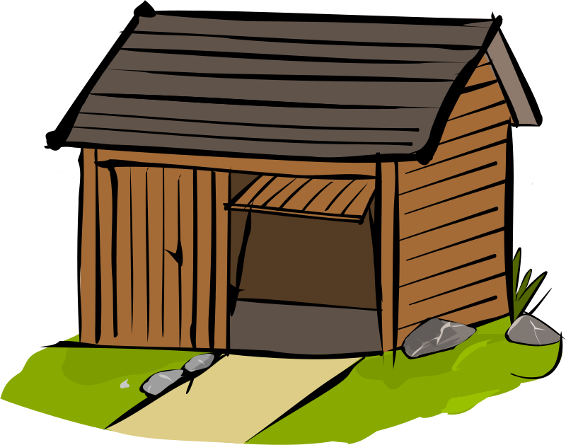 Wooden Shed Illustration