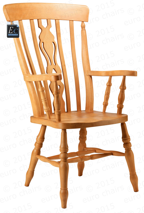 Wooden Spindle Back Chair Transparent Background