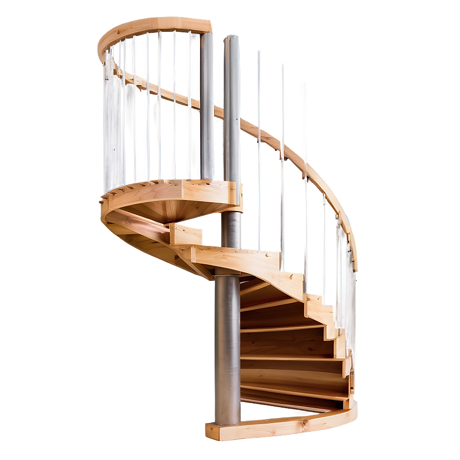 Wooden Spiral Staircase Png Drm20