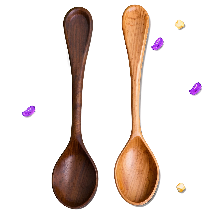 Wooden Spoon Design Png 06132024