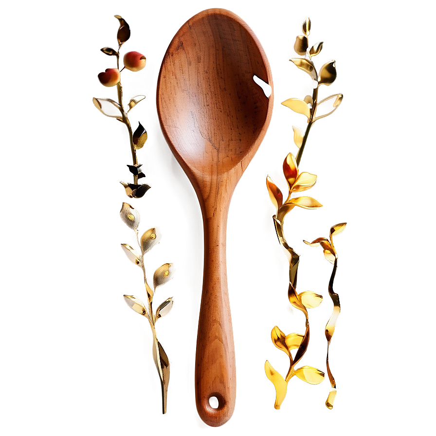 Wooden Spoon For Baking Png 06132024