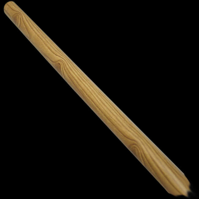 Wooden Stick Diagonal View