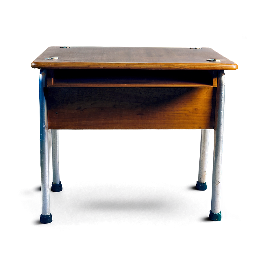 Wooden Student Desk Png Djt71