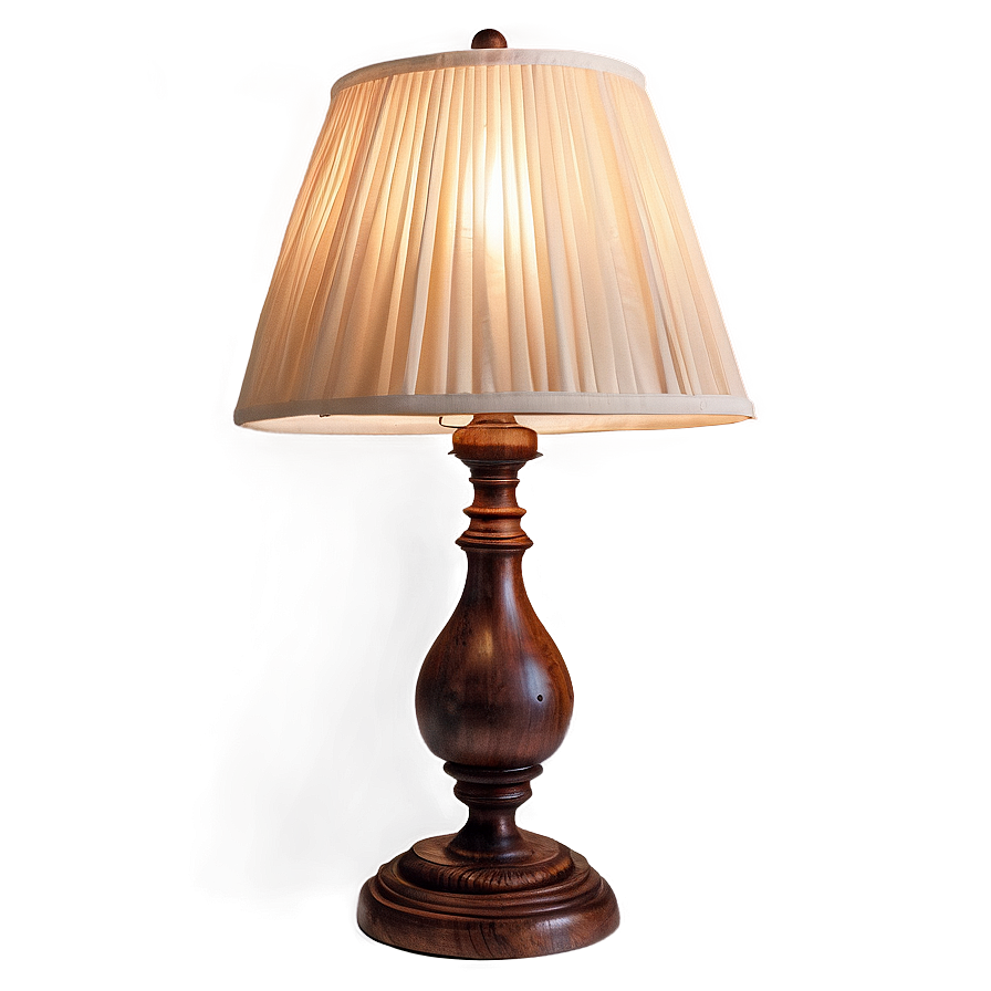 Wooden Table Lamp Png 06262024