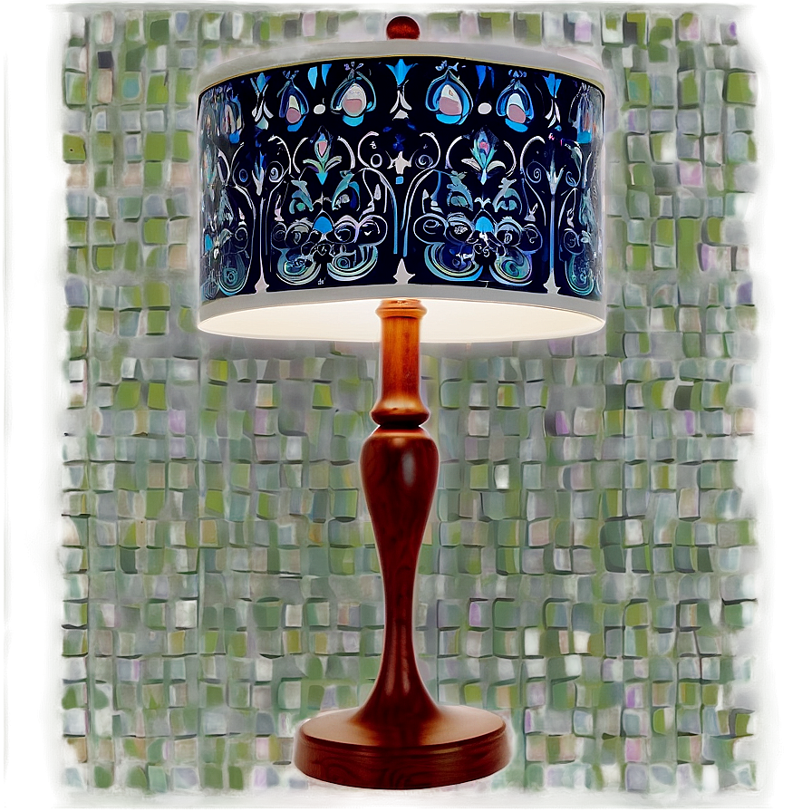 Wooden Table Lamp Png 06262024