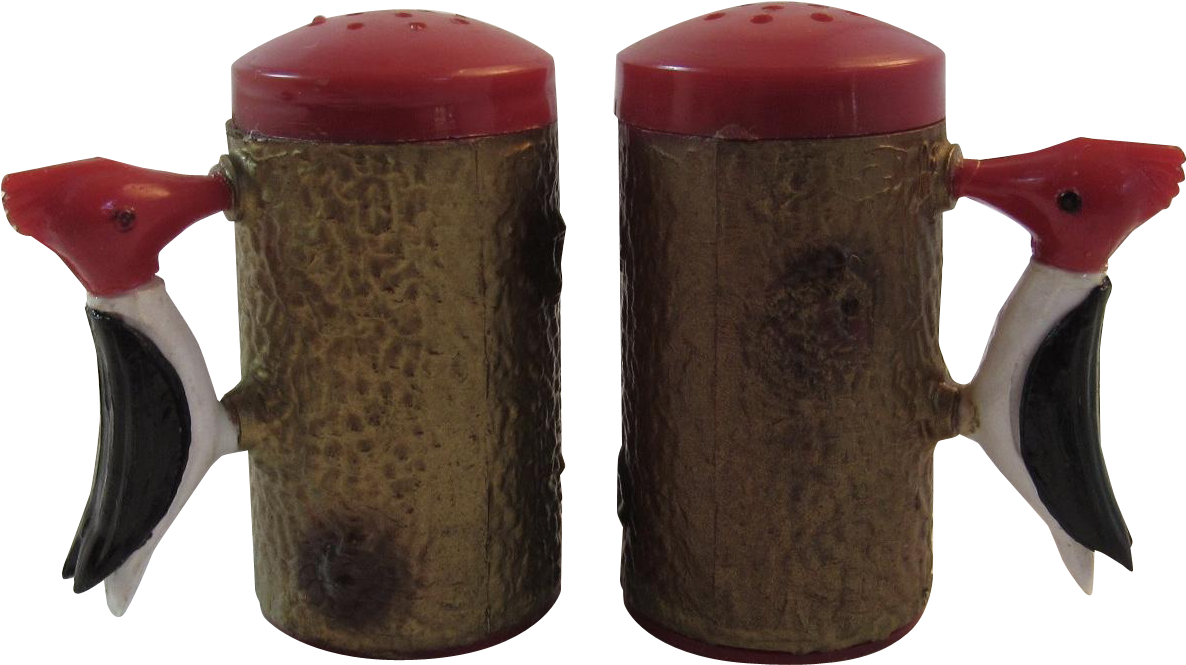 Woodpecker Themed Saltand Pepper Shakers