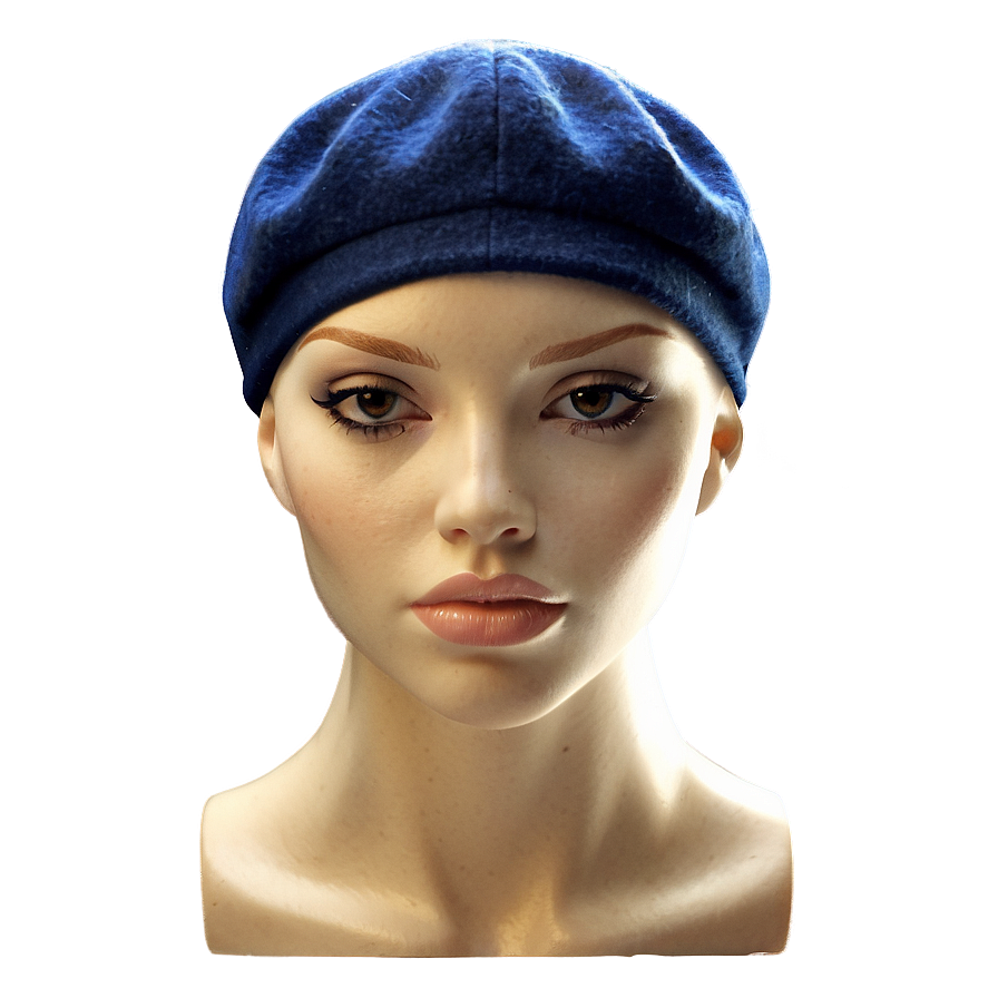 Wool Beret Fashion Png 06252024