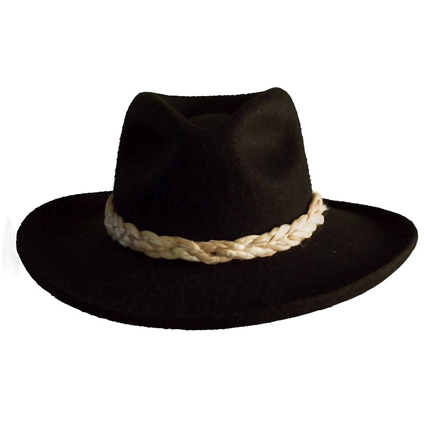 Wool Black Cowboy Hat Png Uta