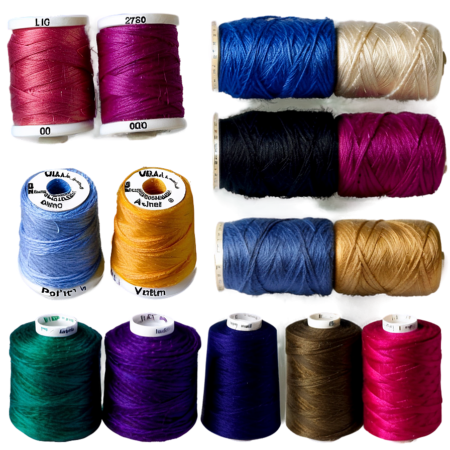 Wool Thread Assortment Png 06252024