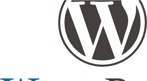 Wordpress Logo Blue Background