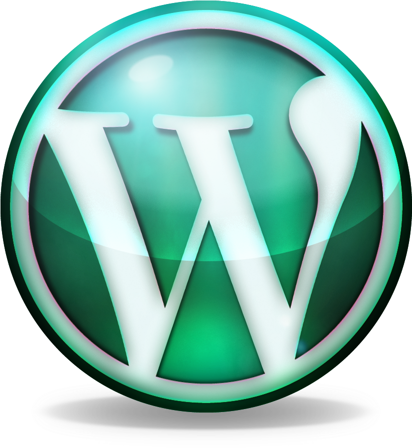 Wordpress Logo Glossy3 D Rendering