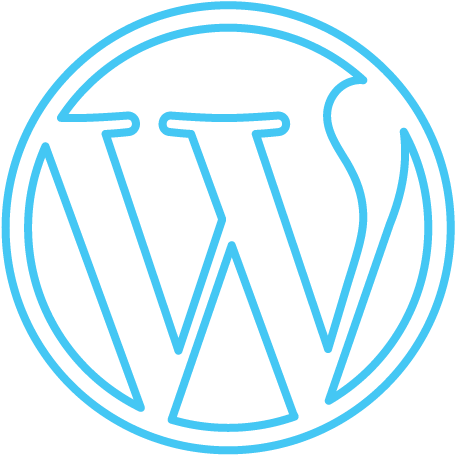 Wordpress Logo Outline