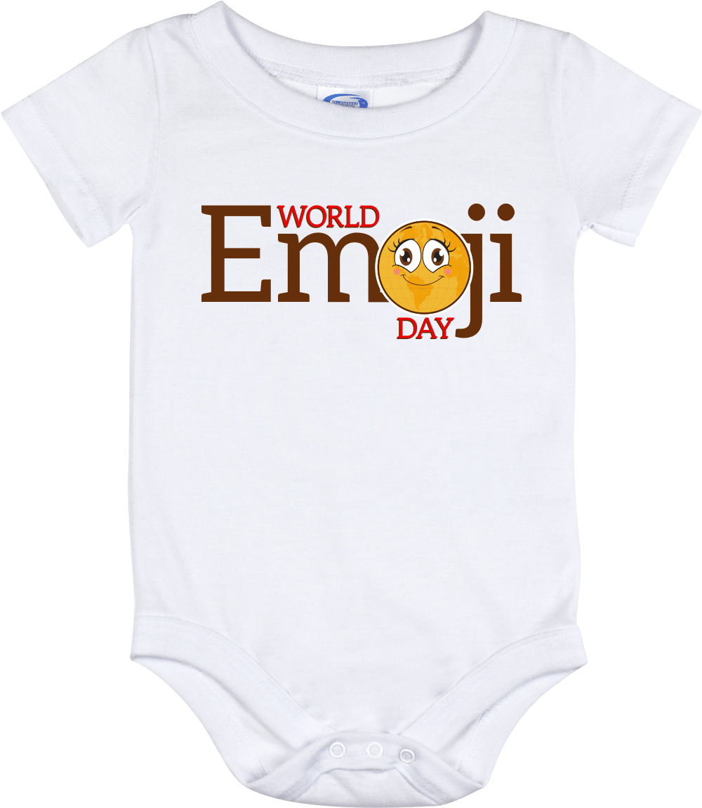 World Emoji Day Baby Onesie