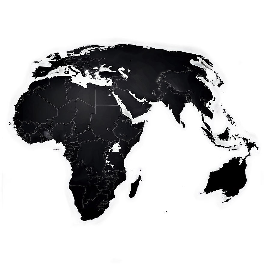 World Map Black And White Png Yol14