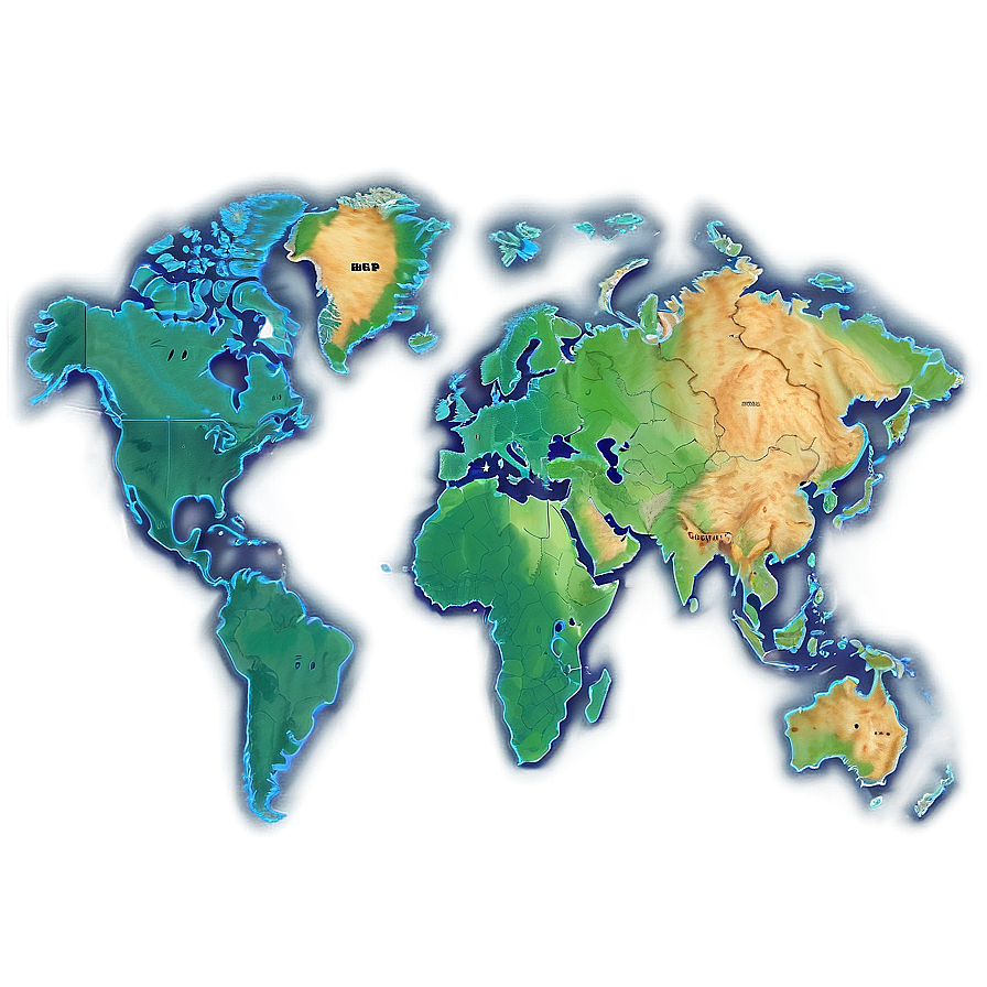 World Map Drawing Png 05032024