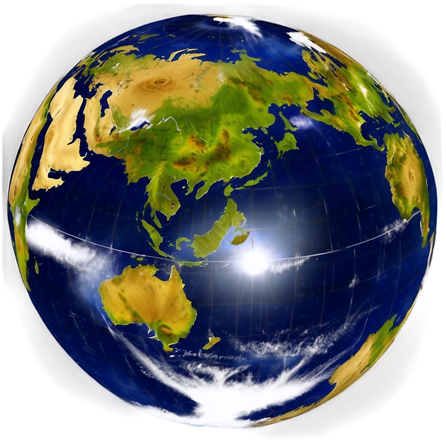 World Map Globe Png 05042024