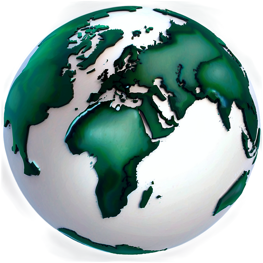 World Map Globe Png 05042024