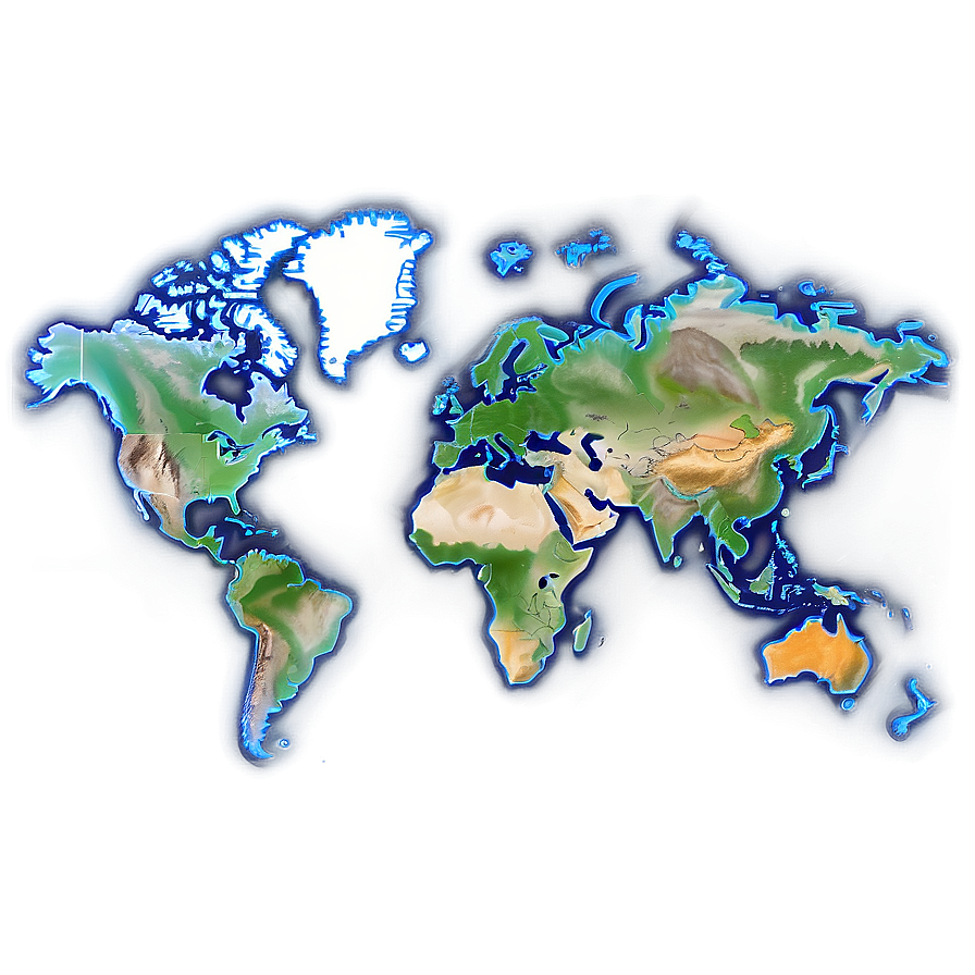 World Map Outline A