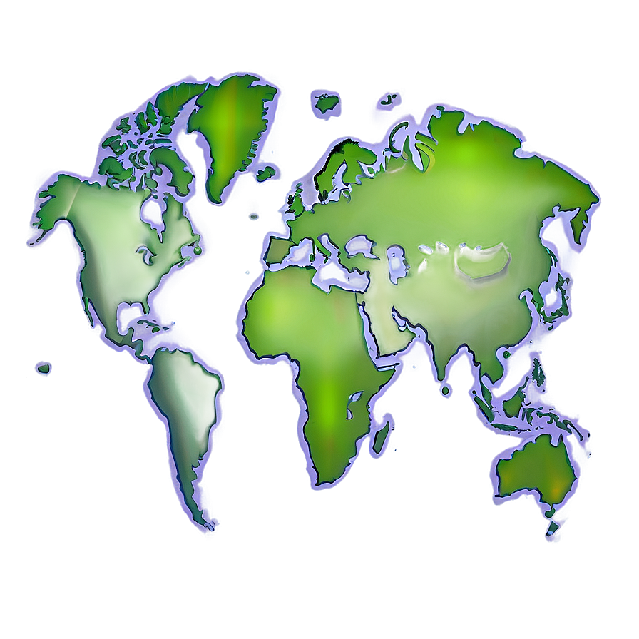 World Map Outline Craft Png Ddc