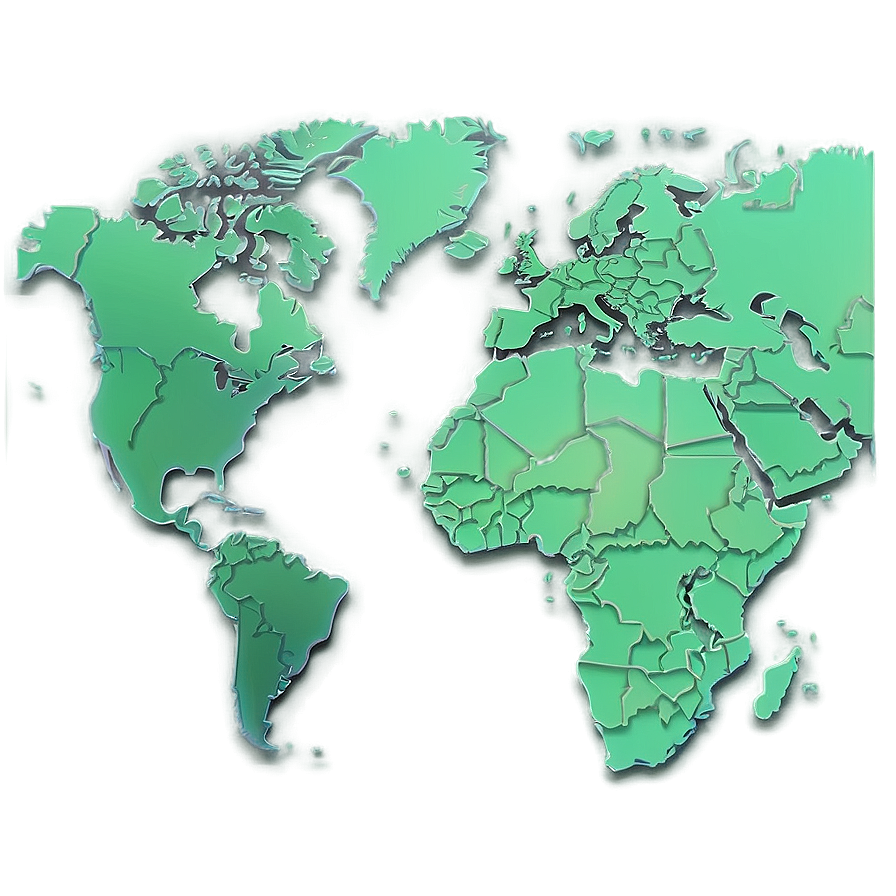 World Map Outline Craft Png Edd