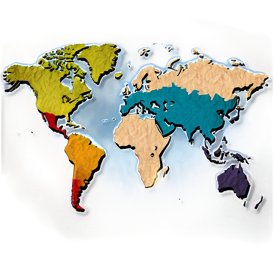 World Map Outline For Students Png 06262024