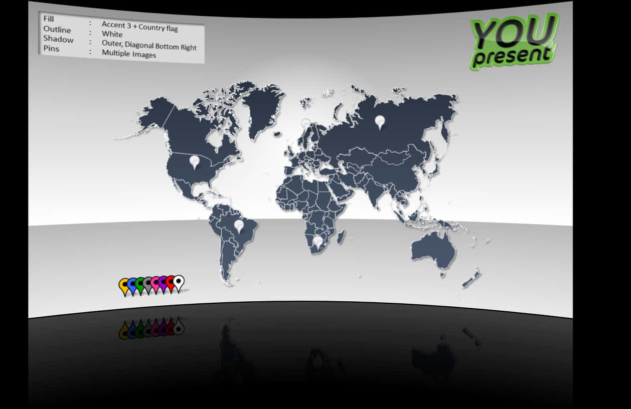 World Map Presentation Template