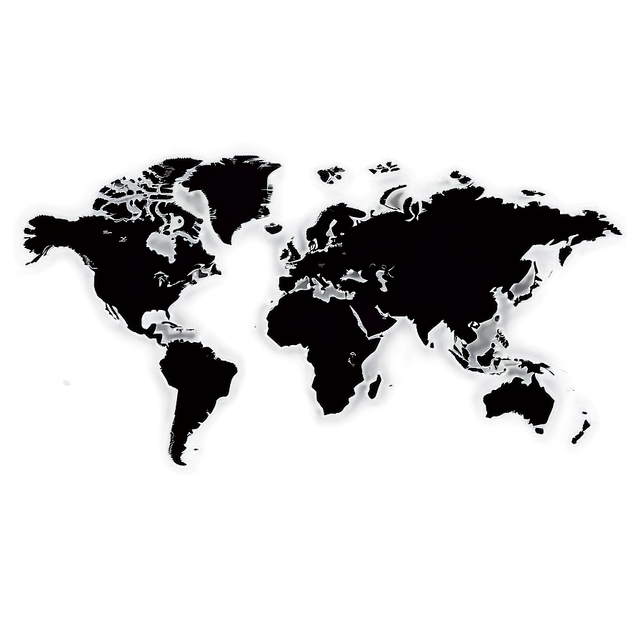 World Map Silhouette Png Ugd