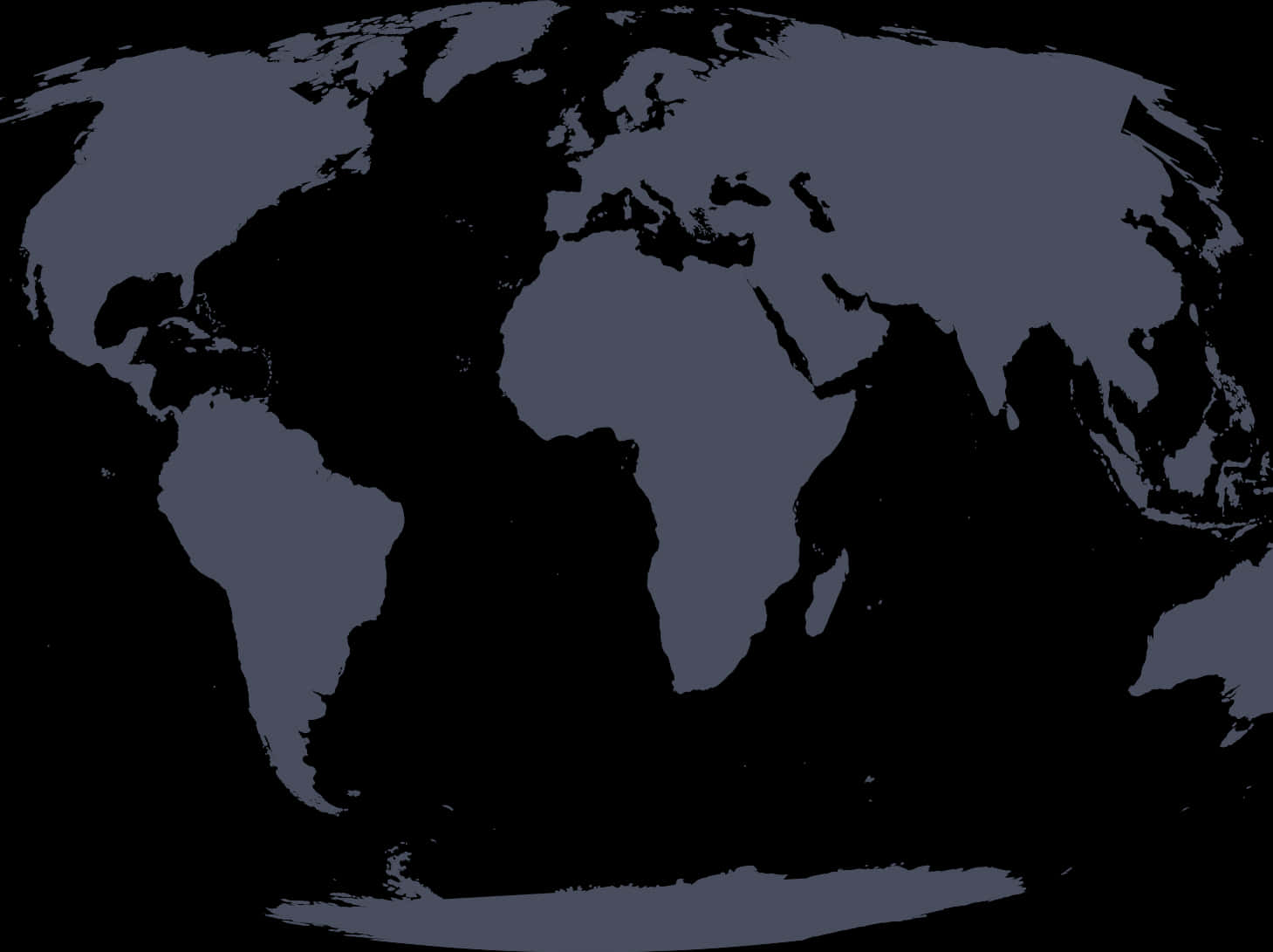 World Map Silhouette