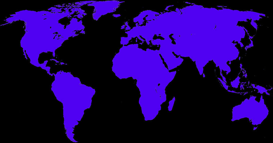 World Map Simplified Outline