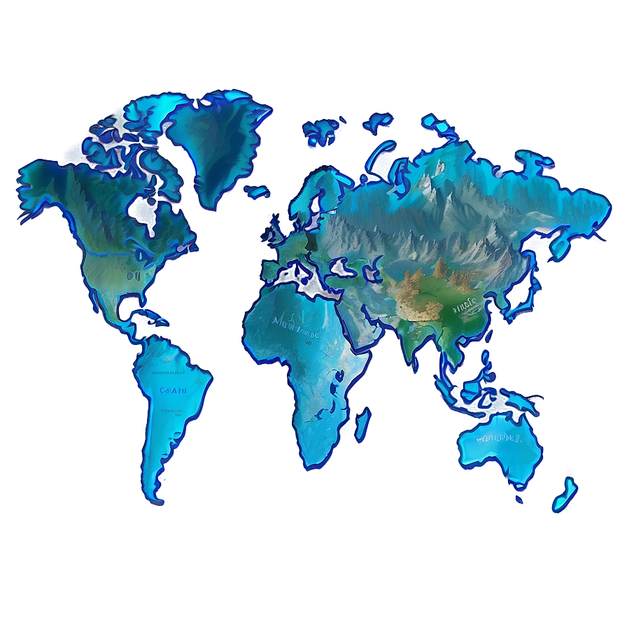 World Map Traveler's Explorer Png Ldx82